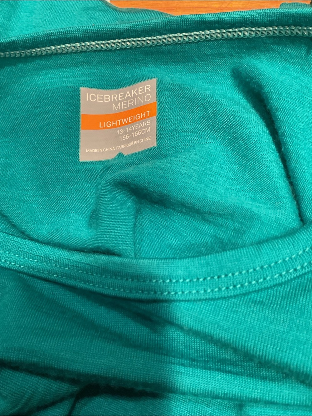 Icebreaker Kids’ Merino 200 Oasis Long Sleeve Crewe Thermal Top (13-14 fit W XS) - Picture 7 of 7
